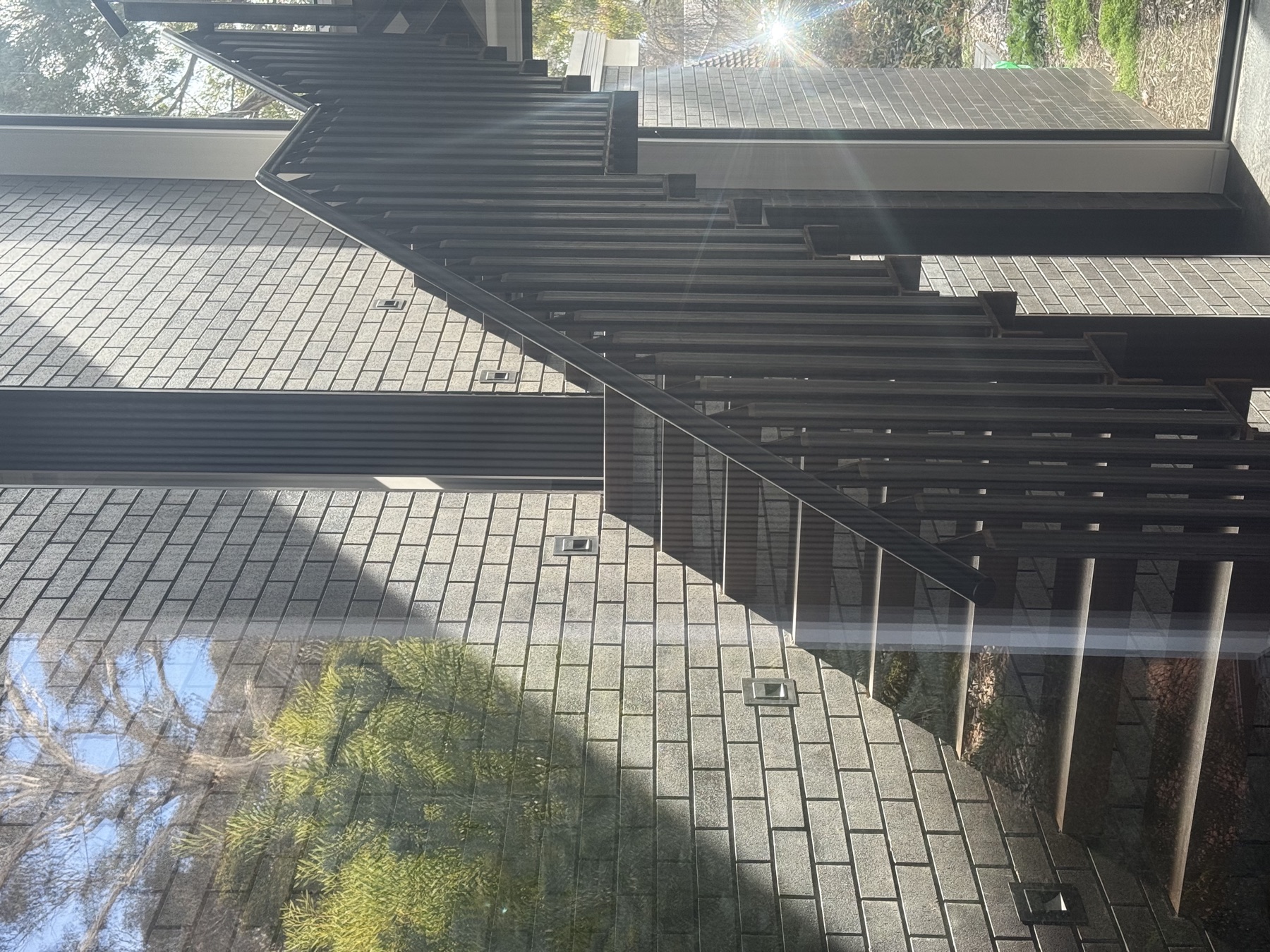 Commercial metal stairwell painting work in Canberra